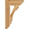 Ekena Millwork Merced Slat Rough Sawn Bracket, Western Red Cedar, 6"W x 22"D x 34"H BKT06X22X34MRC06RWR - alternate 3